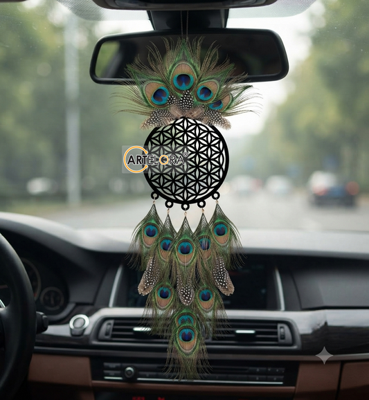 2D Modern Art Car Hanging Round
