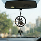 2D Modern Art Car Hanging Radha Krisna