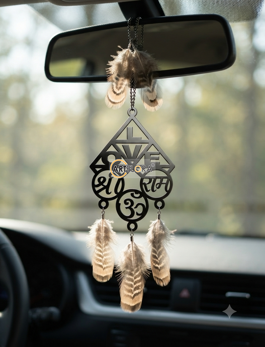 2D Modern Art Car Hanging Love
