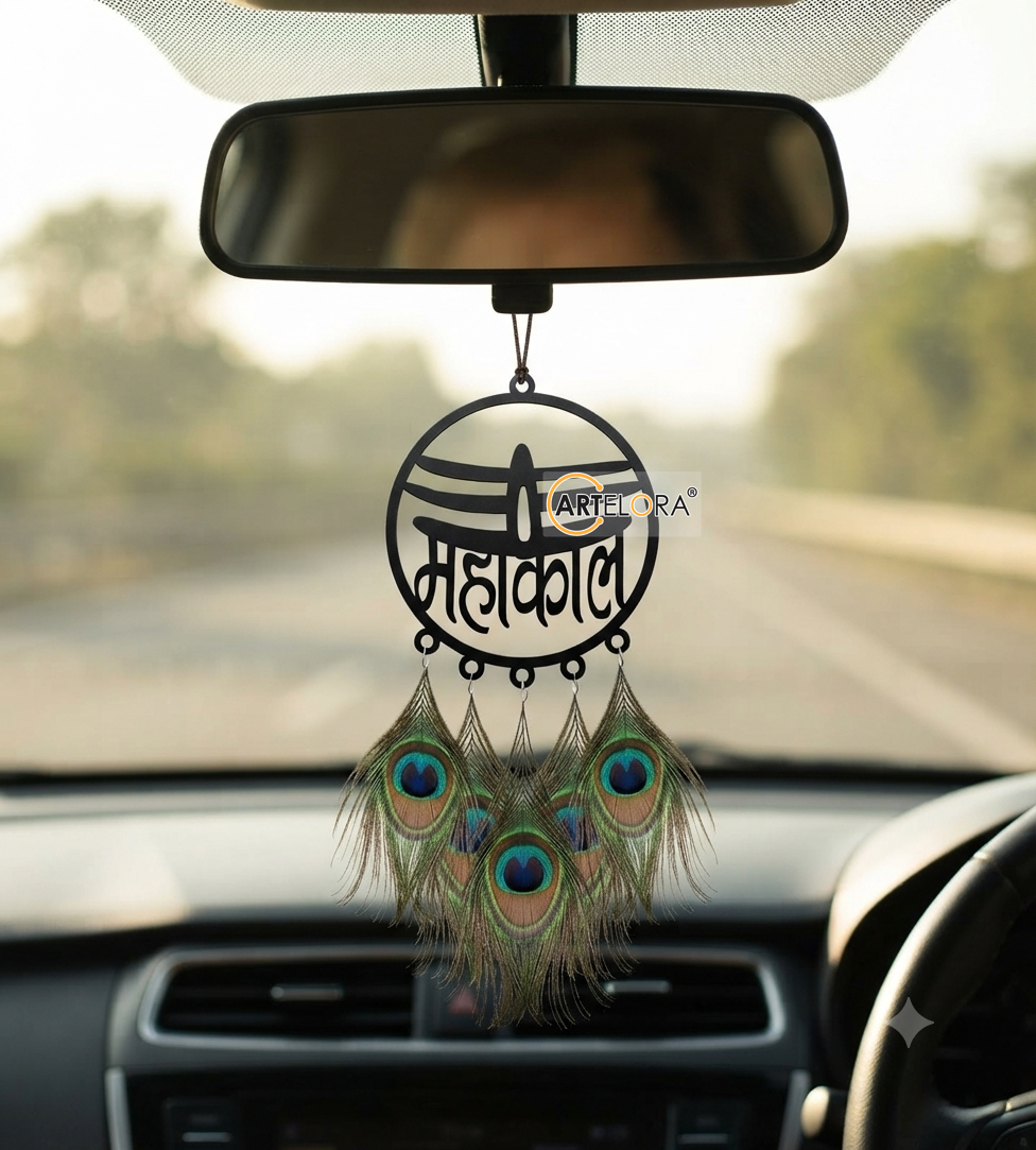 2D Modern Art Car Hanging Mahakaal