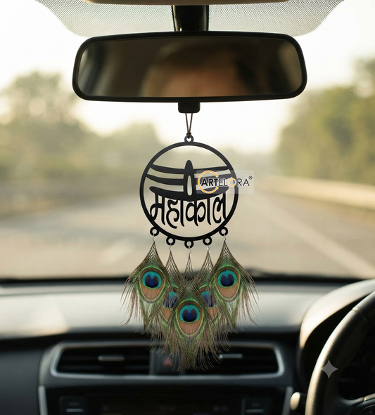 2D Modern Art Car Hanging Mahakaal