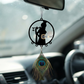 2D Modern Art Car Hanging Krishna