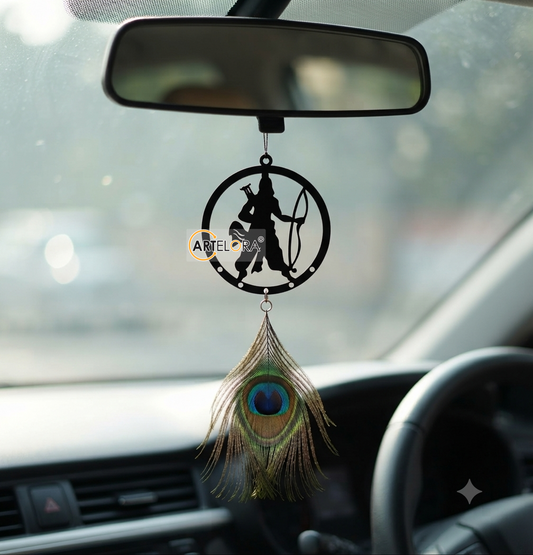 2D Modern Art Car Hanging Ram