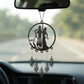 2D Modern Art Car Hanging Radha Krishna