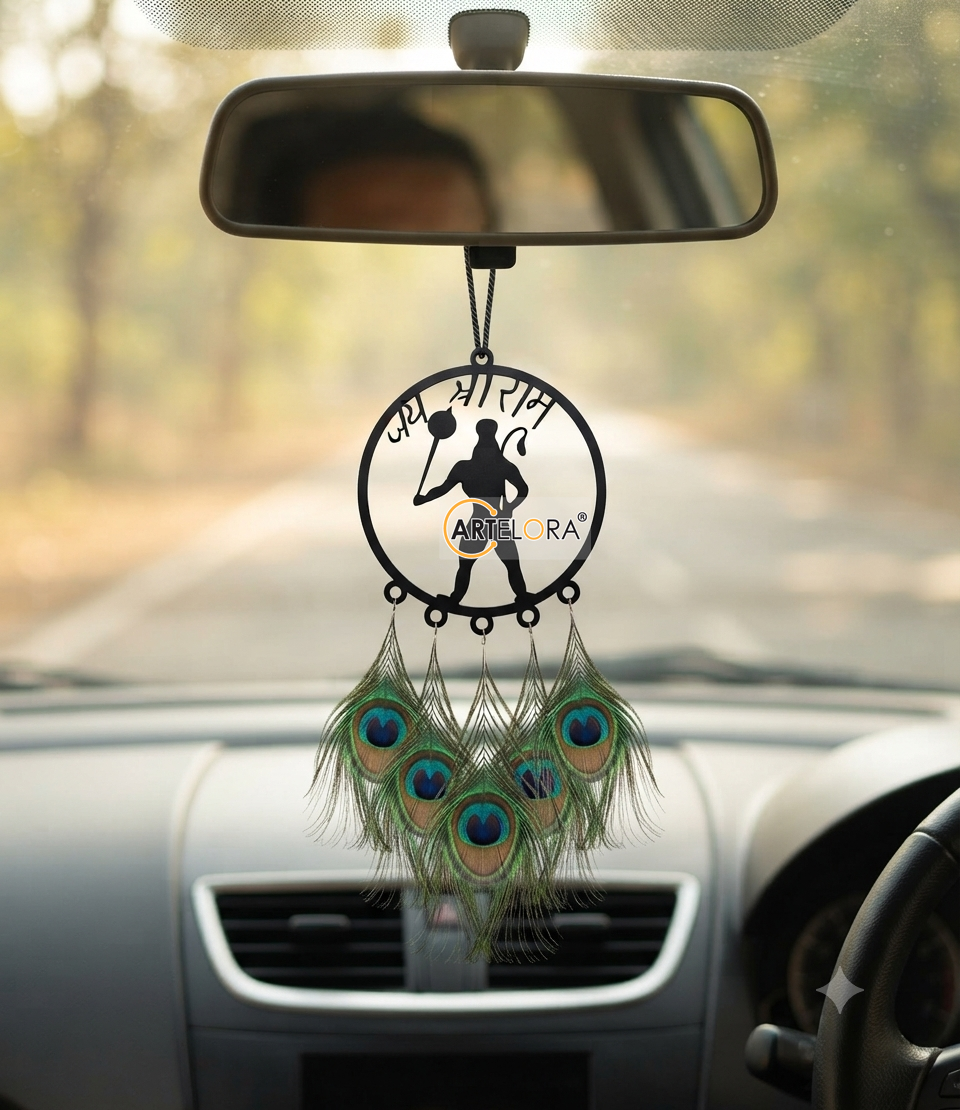 2D Modern Art Car Hanging Hanuman