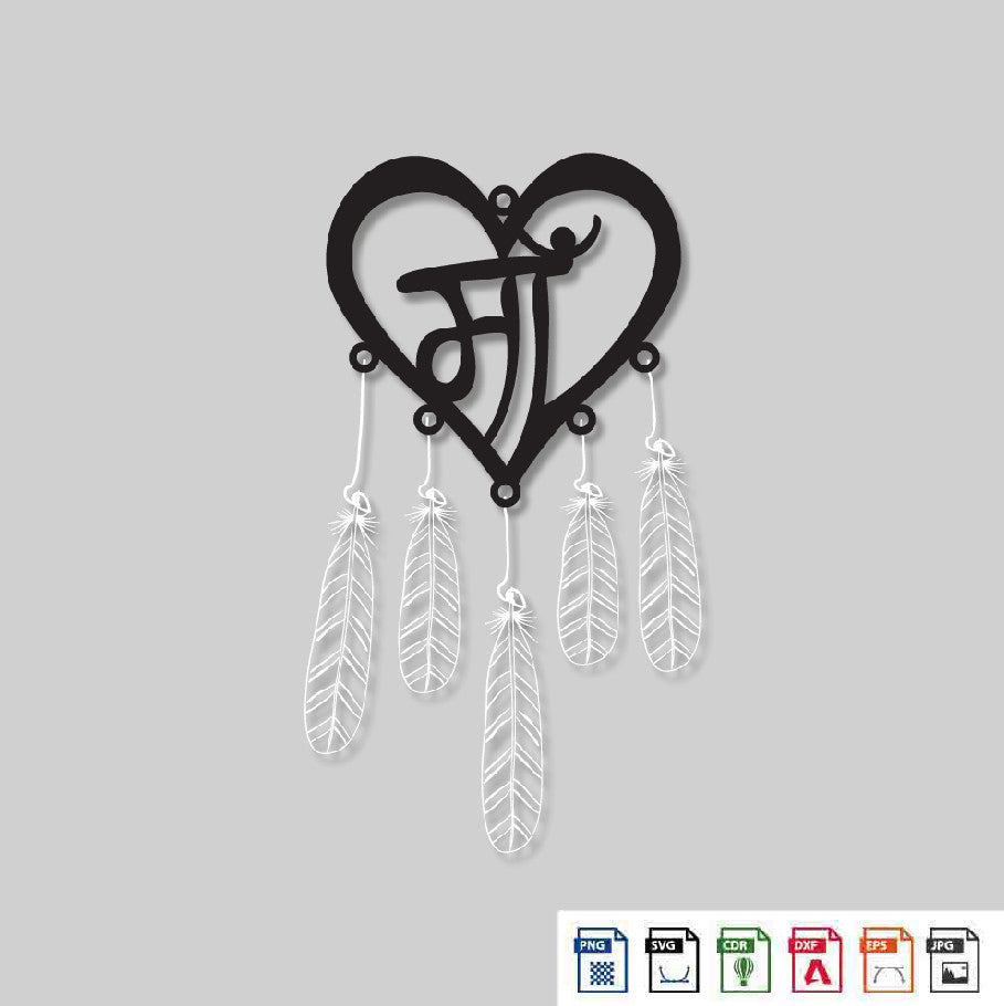 2D Modern Art Car Hanging Maa