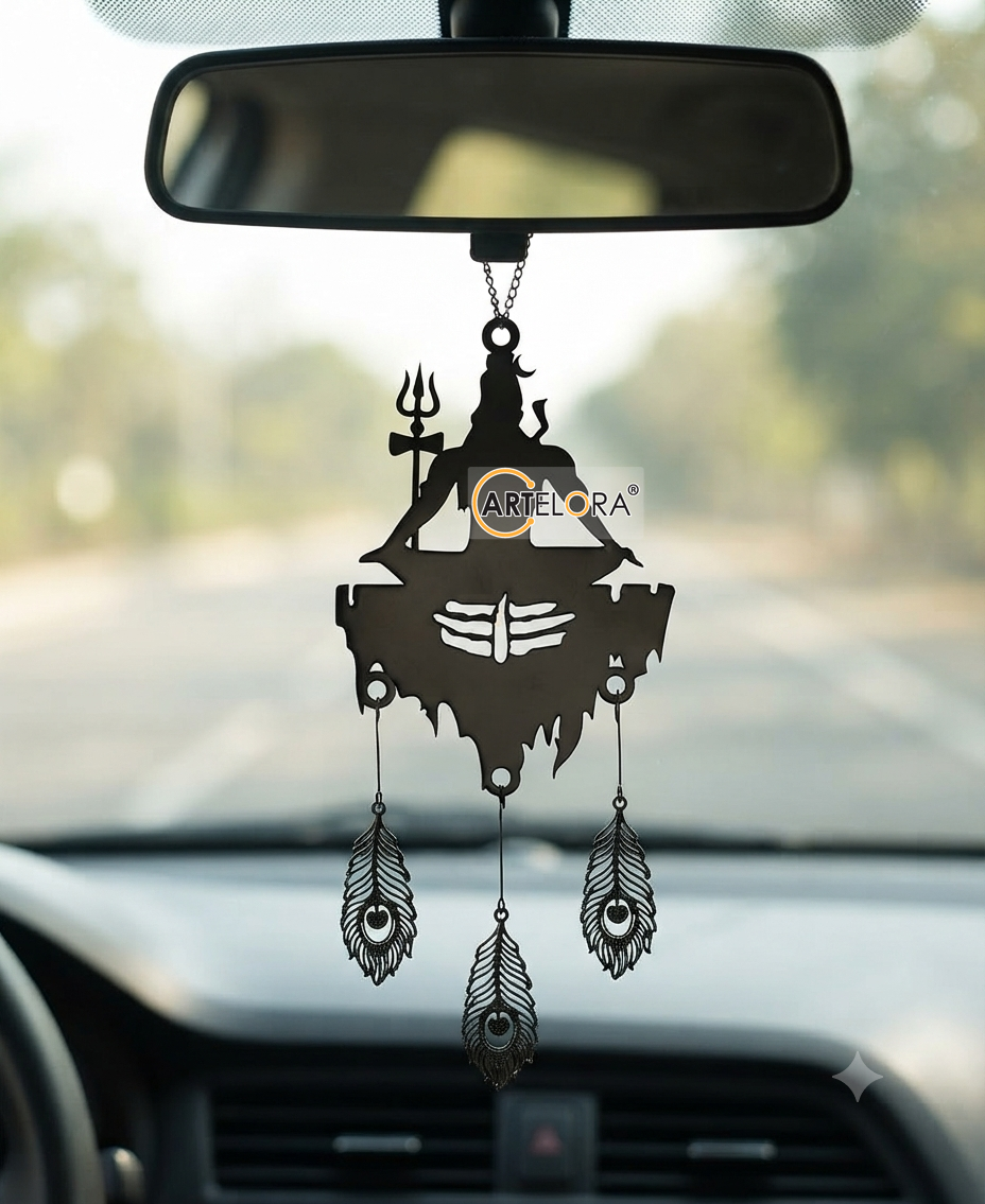 2D Modern Art Car Hanging Shiv