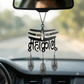 2D Modern Art Car Hanging Mahakal Laser cutting