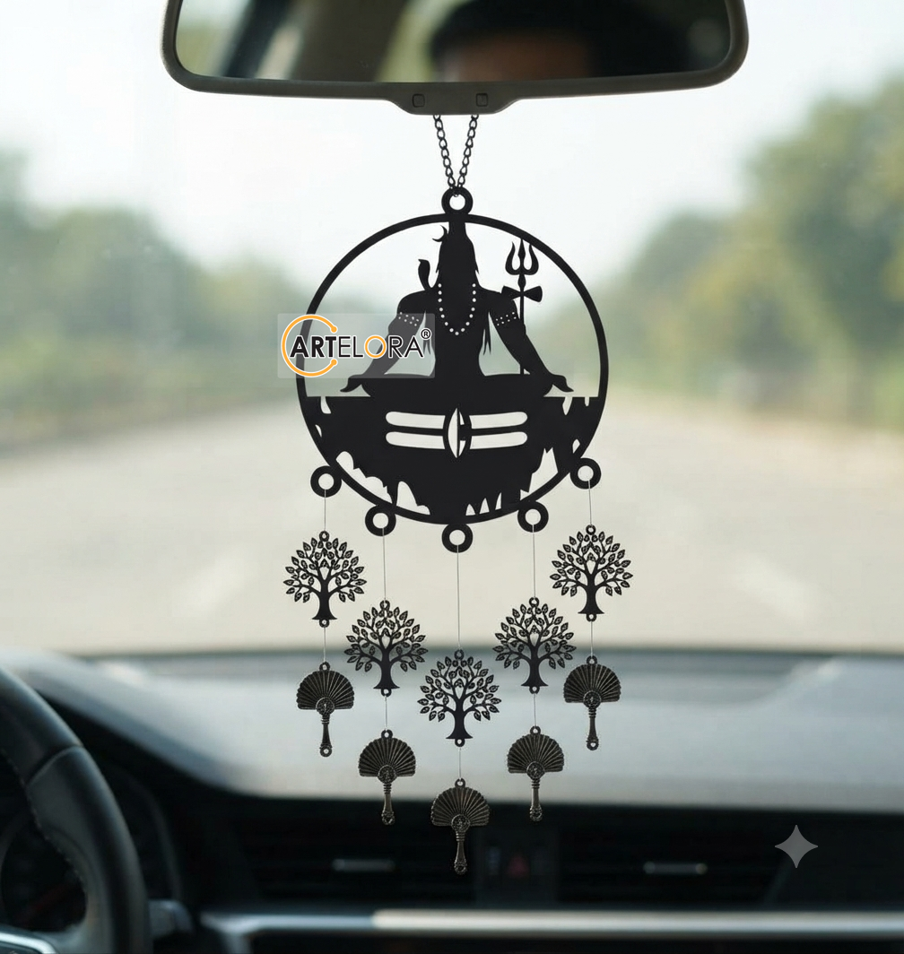 2D Modern Art Car Shiv Laser cutting