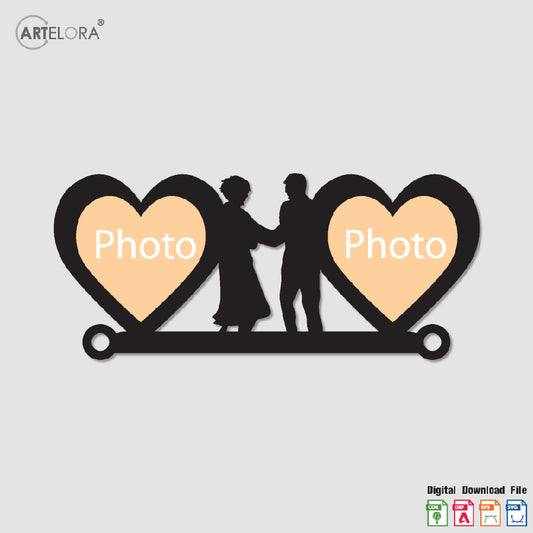 Collage Photo Frame Love