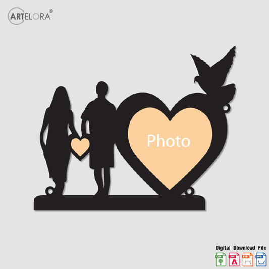 Collage Photo Frame Cute Couple