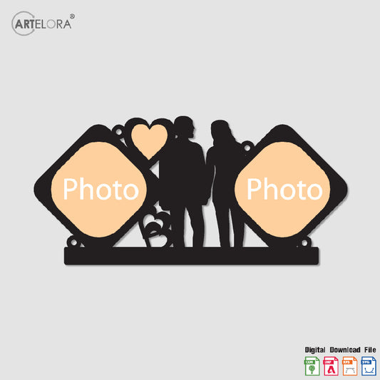 Collage Photo Frame Cute Couple