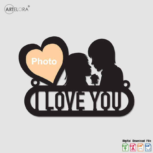 Collage Photo Frame I Love You