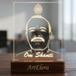 Laser Engraving Om Shanti Shiv Baba