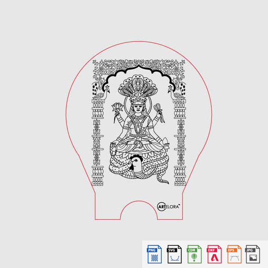 Laser Engraving Padmavati mata