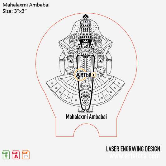 Mahalaxmi Ambabai Laser Engraving