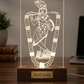 Laser Engraving Lalit Tribhangi Lala