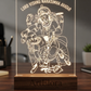 Laser Engraving Lord Vishnu Narasimha Avatar