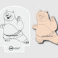 Laser Engraving Cartoon Design (Kuku Panda)