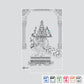 Laser Engraving Murugan Kartikeya Bhagwan