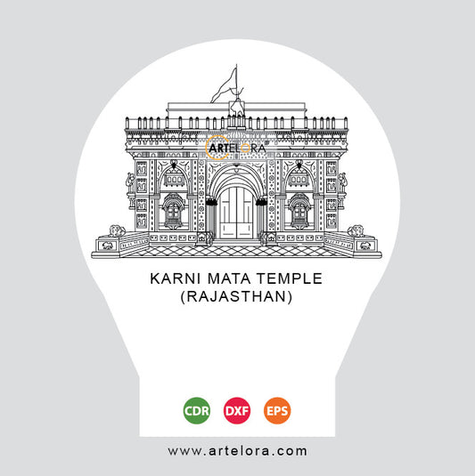 Laser Engraving Karni Mata Temple (Rajasthan)