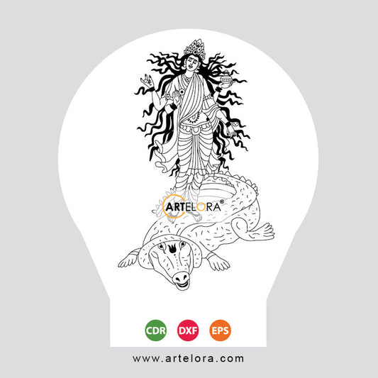 Laser Engraving Akhilandeshwari Maa