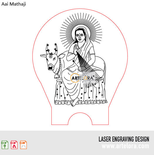 Laser Engraving Aai Mathaji