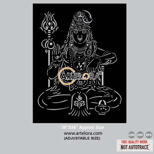 Grill Design Shiv Shankar (Mahadev)