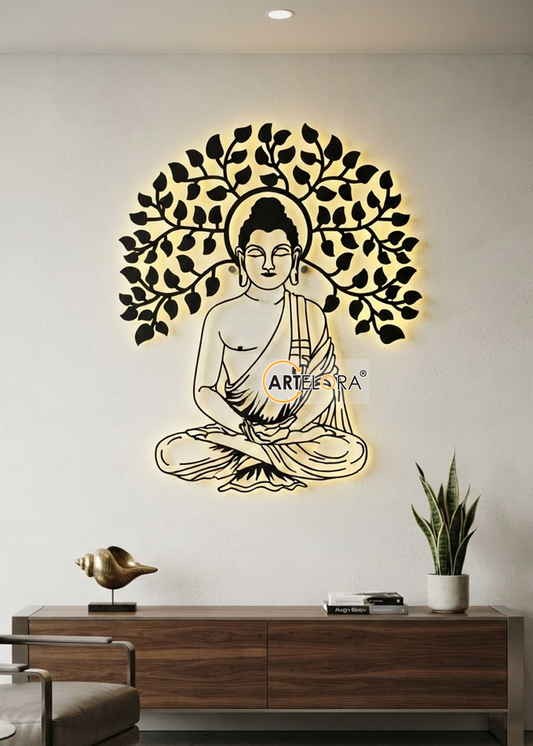 2D Modern Art Buddha Avatar (Vishnu Dashavatara)
