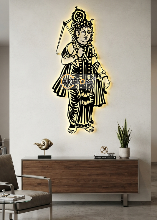 2D Modern Art Baldau ji (Balram) Laser cutting