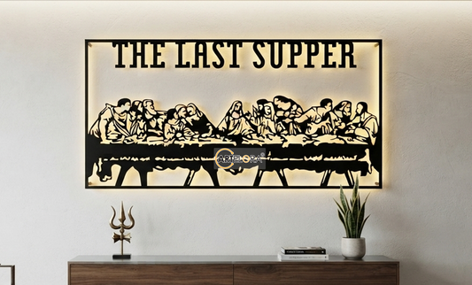 2D Modern Art The Last Supper Jesus (Mural Painting)