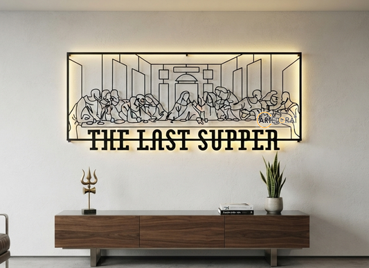 2D Modern Art The Last Supper Jesus (Mural Painting)