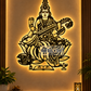 2D Modern Art Saraswati Mata (Sharda) Laser Cutting