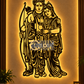 2D Modern Art Lord Shri Rama and Sita Laser Cutting