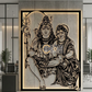 2D Modern Art Shiv Parvati Laser Cutting