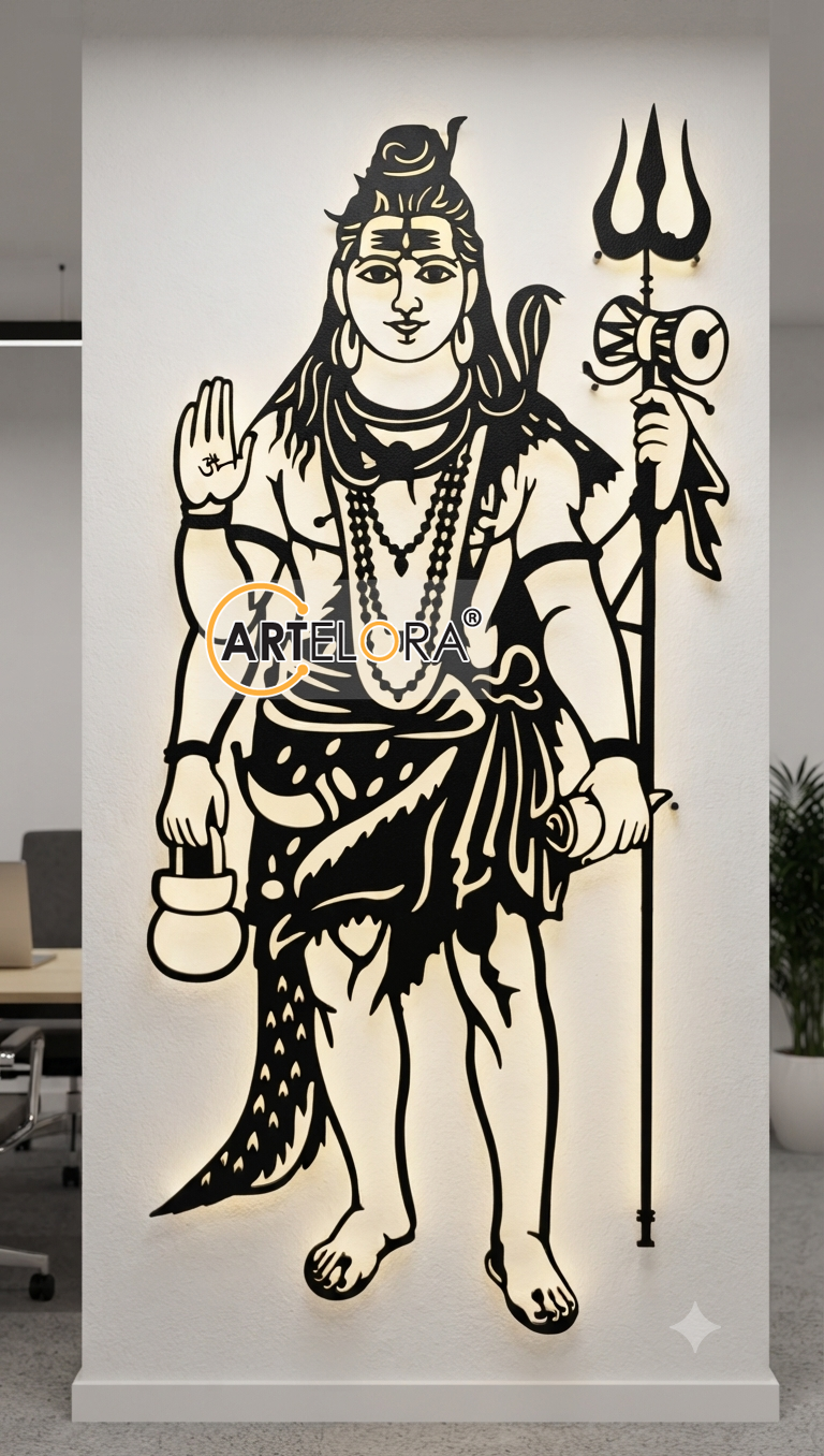 2D Modern Art Shiv (Mahadev)