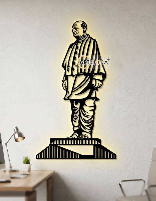2D Modern Art Sardar Vallabhbhai Patel (Statue of Unity)