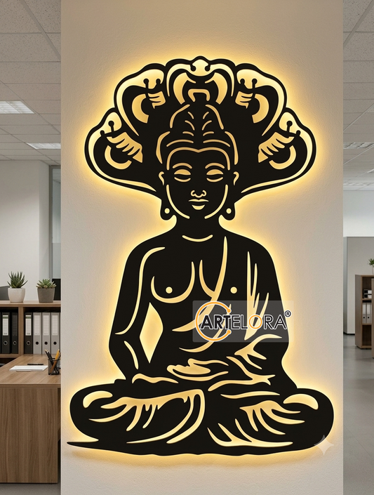 2D Modern Art Gautam Buddha