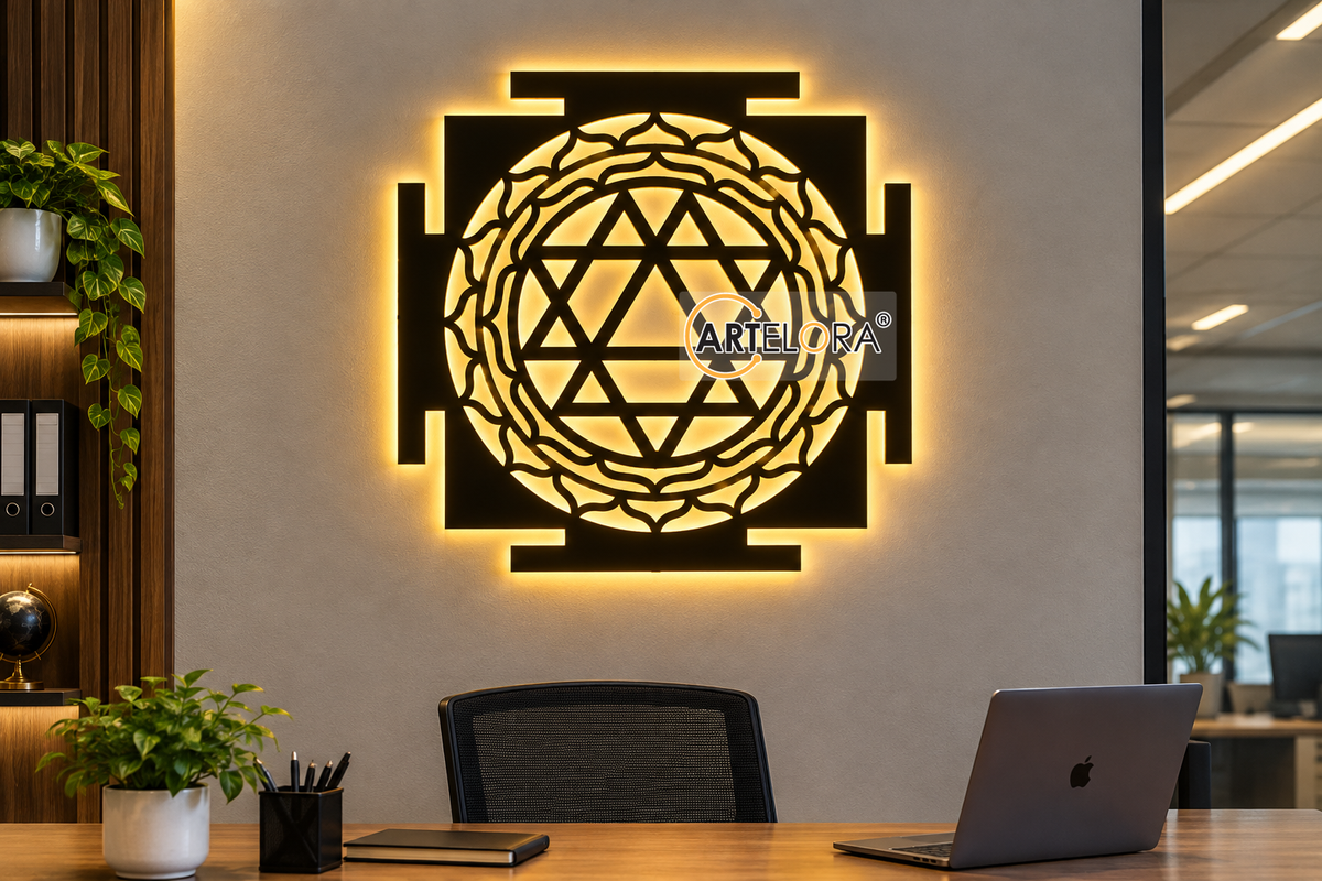2D Modern Art Yantra Kundali Symbols