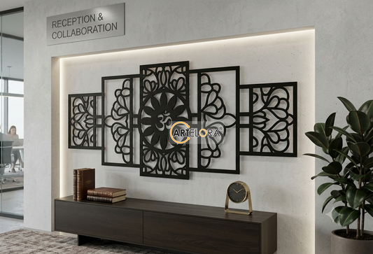 2D Modern Art Tree Laser Cutting