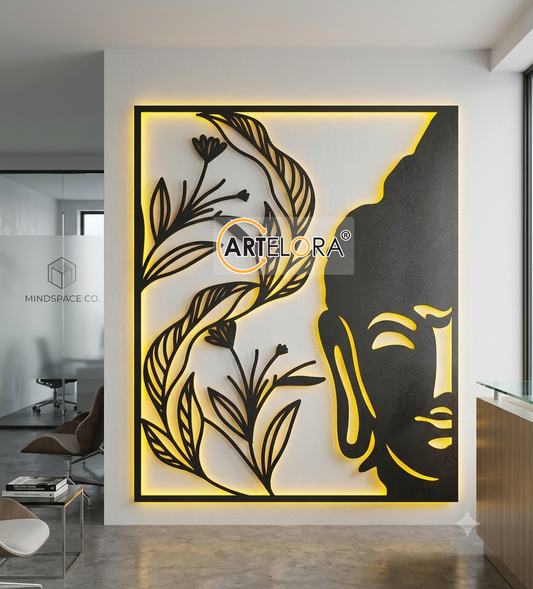 2D Modern Art Buddha