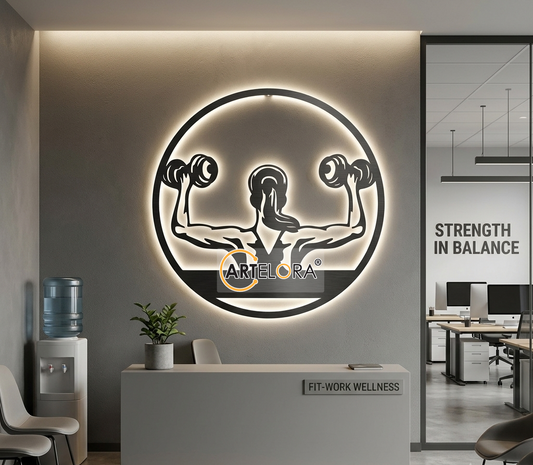 2D Modern Art Body Building