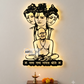 2D Modern Art Gan Gan Ganata Gole (Shri Gajanan) swami Samarth