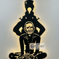 2D Modern Art Gan Gan Ganata Gole (Shri Gajanan) swami Samarth