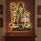 2D Modern Art Gan Gan Ganata Gole (Shri Gajanan) swami Samarth