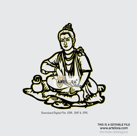 2D Modern Art Shri Dutta (Dattaguru)