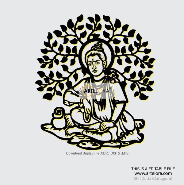 2D Modern Art Shri Dutta (Dattaguru) – ArtElora