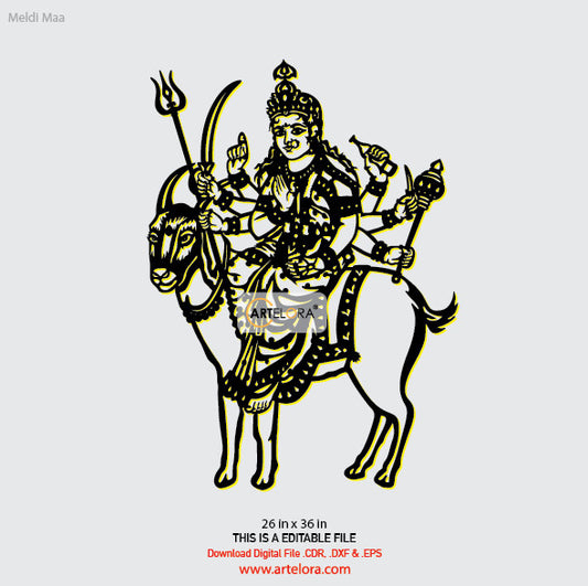 2D Modern Art Meldi Maa