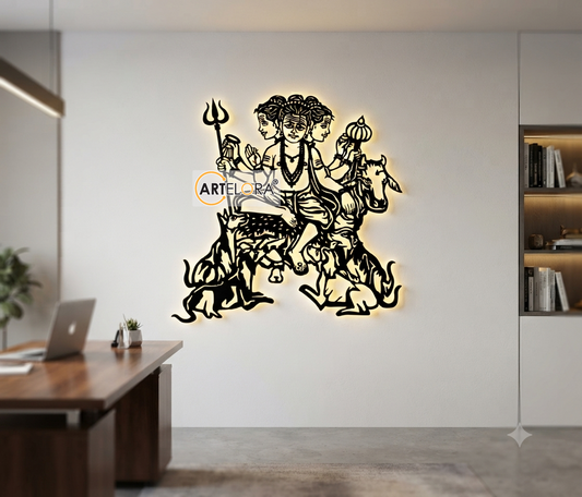 2D Modern Art Swami Samarth (Dattatreya)