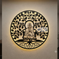 2D Modern Art Swami Samarth with Tree